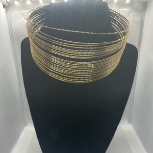 Christian Dior J''Adore Gold Toned Wire Choker